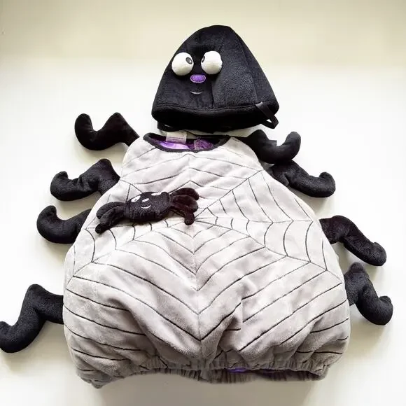 Spider Halloween Costume Sz 12-18 mo Adorable Padded Warm Whimsical Cute Silly