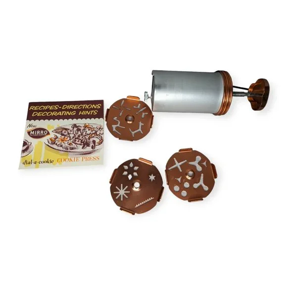 Vintage Aluminum Mirro Cookie Press