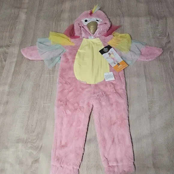 Hyde & Eek Toddler Girls Size 18-24 Months New Pink Plush Full Body