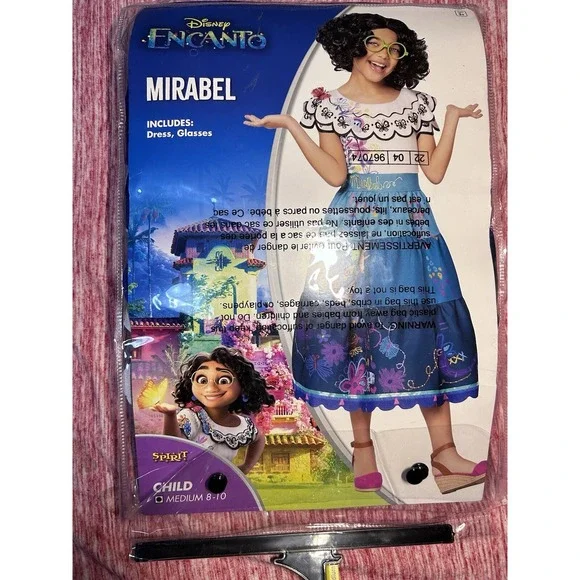 Spirit Of Halloween Disney Encanto‎ Mirabel Costume Dress Child Md (8-10)