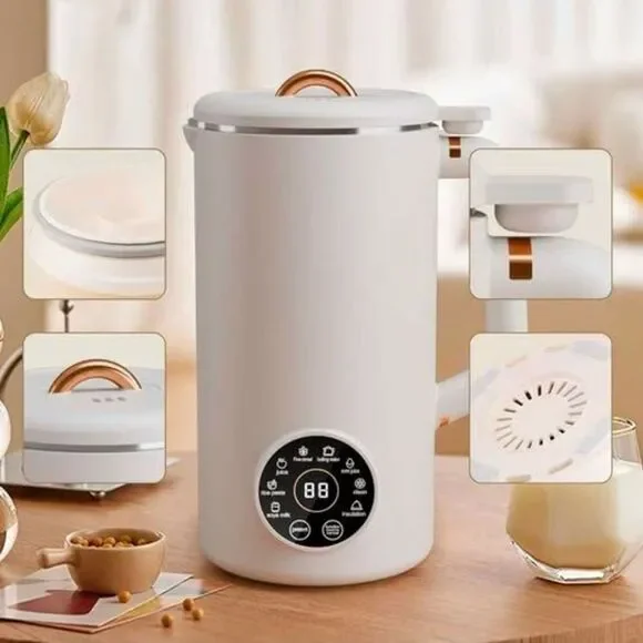 Soybean Milk Breaker Machine 34oz Automatic Multi Function Plant Based Beverage