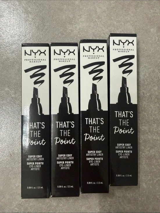 Bundle of 4 NYX That's The Point Liquid Eyeliner - Black