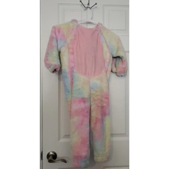 Unicorn‎ Costume Toddler Size 2T/3T One Piece With Hood & Wings.