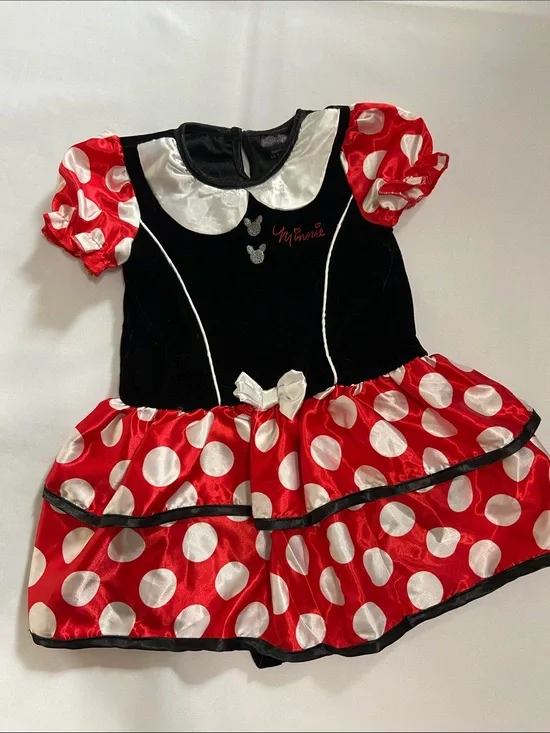 Disney Minnie Mouse Adorable Halloween Costume Little Girl Toddler 18- 24 Months