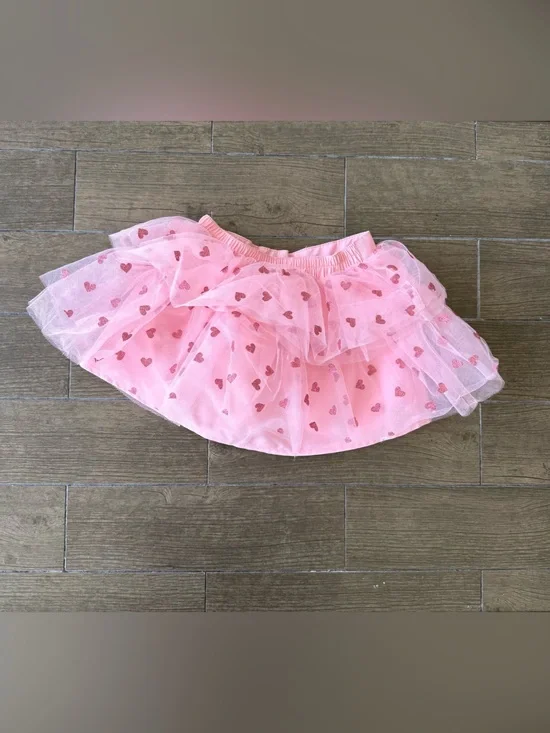 Janie and Jack Pink Heart Tulle Princess Tutu