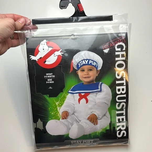 Ghostbusters‎ Stay Puft Marshmallow Man Baby Costume