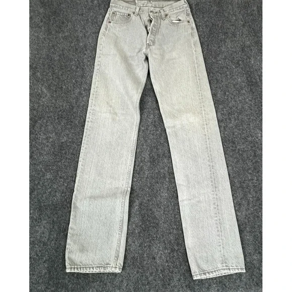 1996 Levis 501 XX Jeans Mens Blue Light Wash Regular‎ Straight 30X36 Made in USA