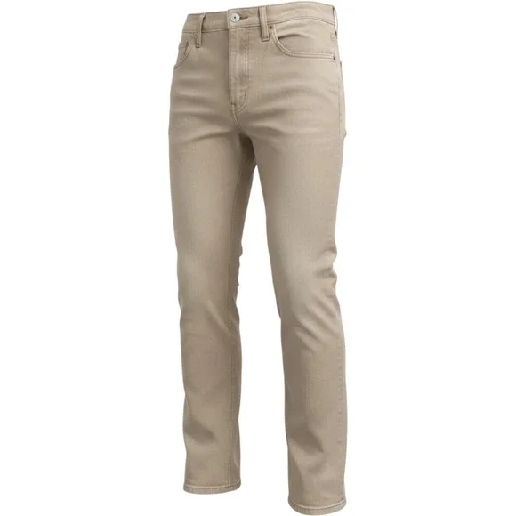 Levis 505 Regular Fit Jeans Mens 30x30 Tan Khaki Straight Leg Denim Pants