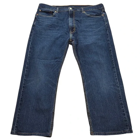 Levi's 505 Regular Fit Jeans Mens W40 L30 Blue‎ Denim Pants