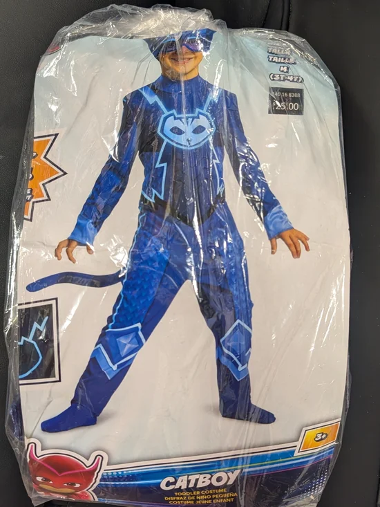 Catboy Toddler Superhero Costume - Blue