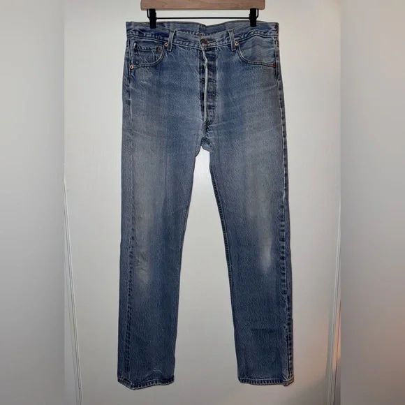 Vintage Levi's 501 XX Blue Jean Pant Men’s Size 36 Waist Made In 2005 Button Fly