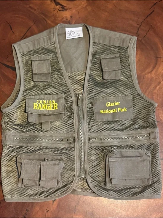 Junior Ranger Kids Costume Vest - Glacier National Park