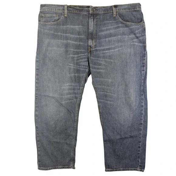 Levi's 505 Jeans Men's Size 48X29.5 (Tag‎ 44x30) Blue Regular Fit Straight Leg