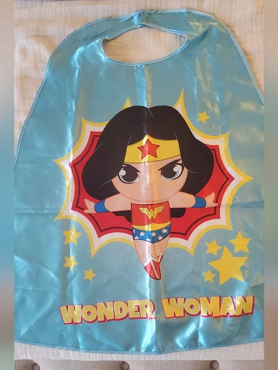 Wonder Woman Kids Cape - Blue and Red