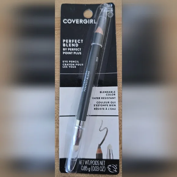 CoverGirl Perfect Blend Eyeliner Pencil Charcoal #105 NEW