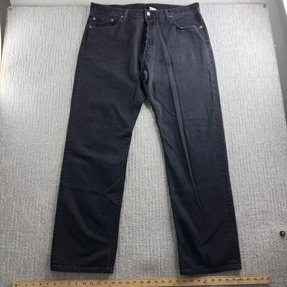 VTG Levis 501 XX Original Straight Leg Black Jeans Mens Size 40x34 (fits 38x33)