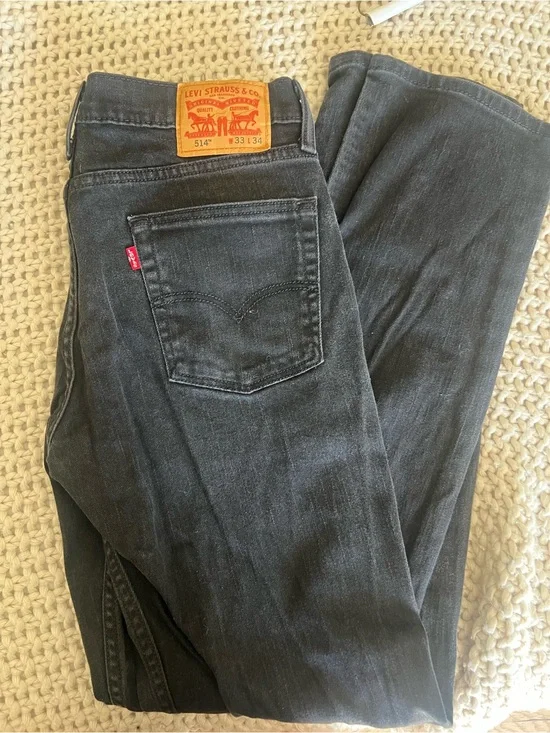 Levi's 514 Slim/Straight Black Wash Men's Jeans