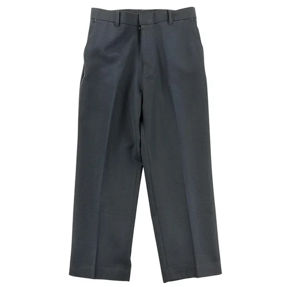Vintage Levis Action Slacks Pants Mens 32x27 Blue Flat Front Dress Slacks Office
