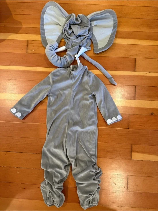 In character elephant costume