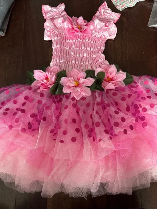 Great Pretenders Pink Floral Tutu Costume Dress