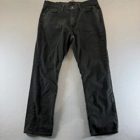 Levis 541 Athletic Taper Jeans Mens 33x30 Black Denim Pants A04684