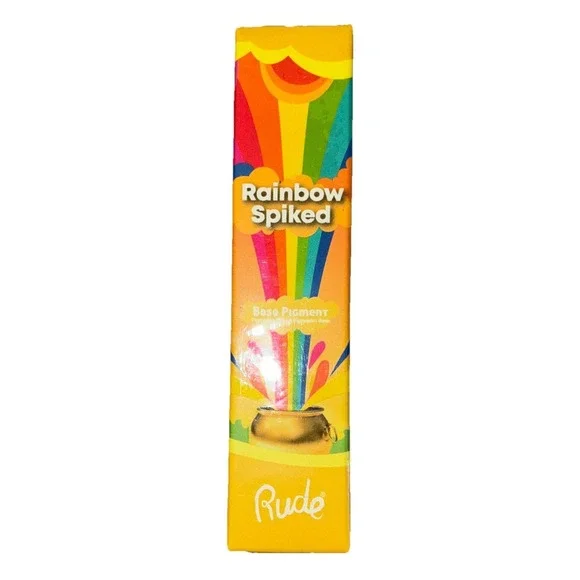 RUDE‎ Rainbow Spiked Vibrant Colors Base Pigment Yellow 0.42oz NEW