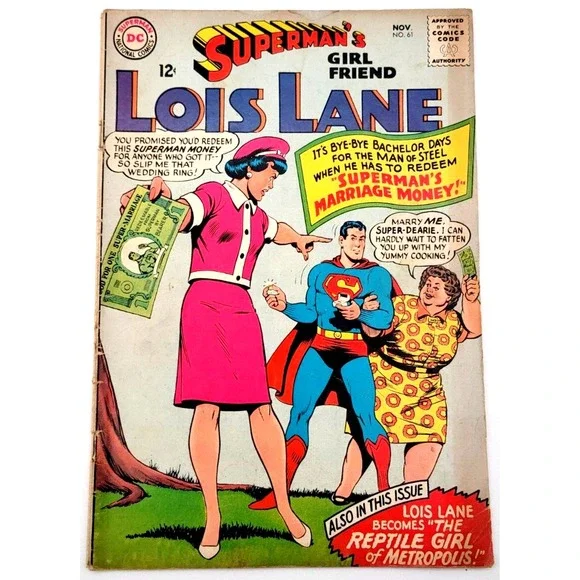 SUPERMAN'S GIRL FRIEND LOIS LANE #61 (1965) / FN+/ ‎ SILVER AGE DC COMICS