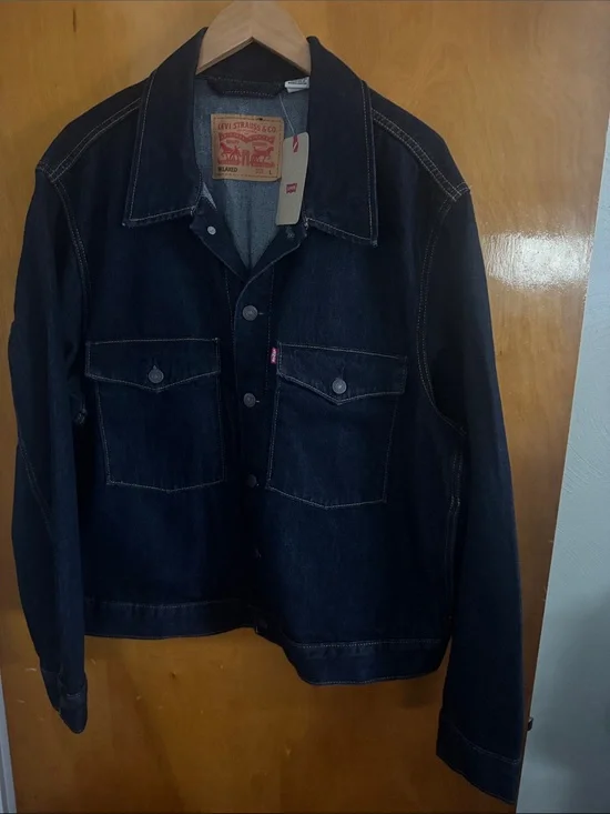 Levis Jean Jacket Mens Large Trucker