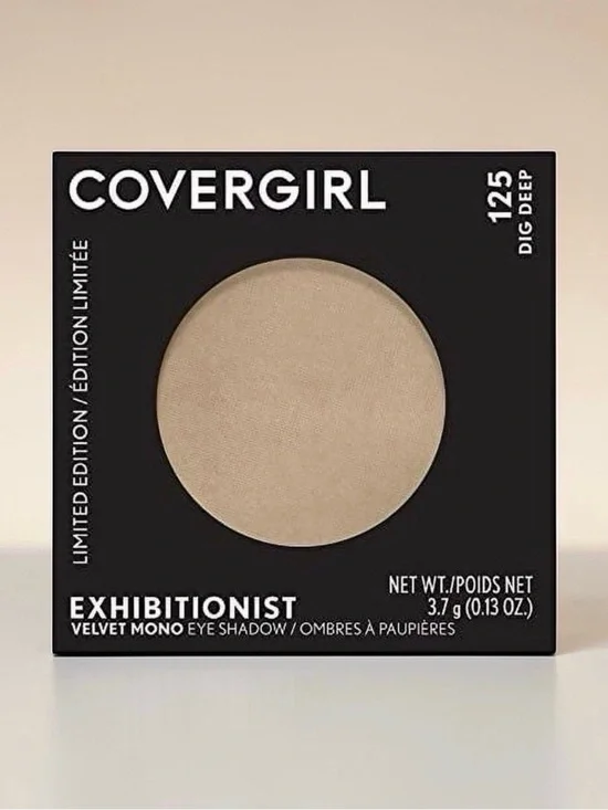 5️⃣COVERGIRL Exhibitionist Velvet Mono Eye Shadow - 125 Dig Deep Or 5 For 25