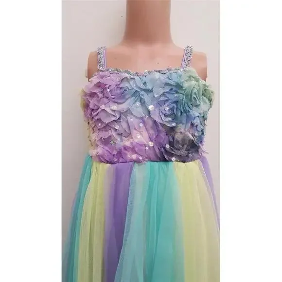 Pre-Owned Dance Costume Costume Gallery  Int Child Purple Dress Lyrical Sequin