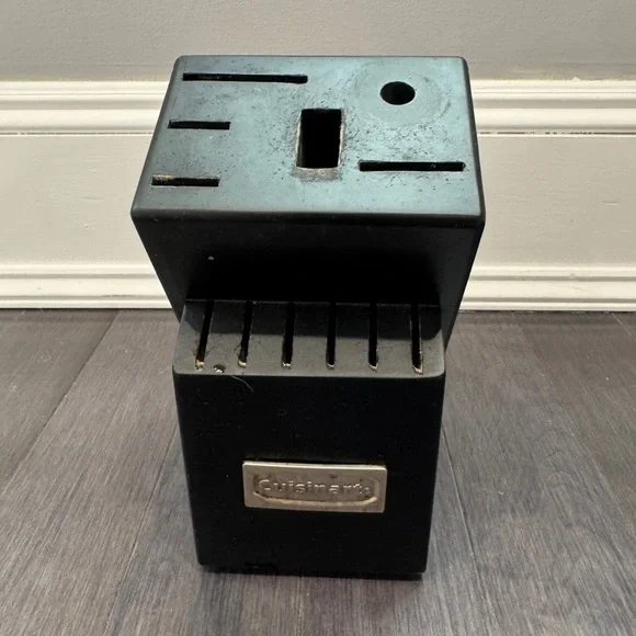 Cuisinart Black Knife Block Holder for Kitchen Knives & Utensils