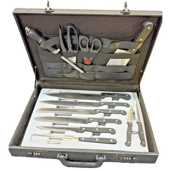 New Vintage Gen systems German Stainless Steel Chef Knife Set 12 pieces
