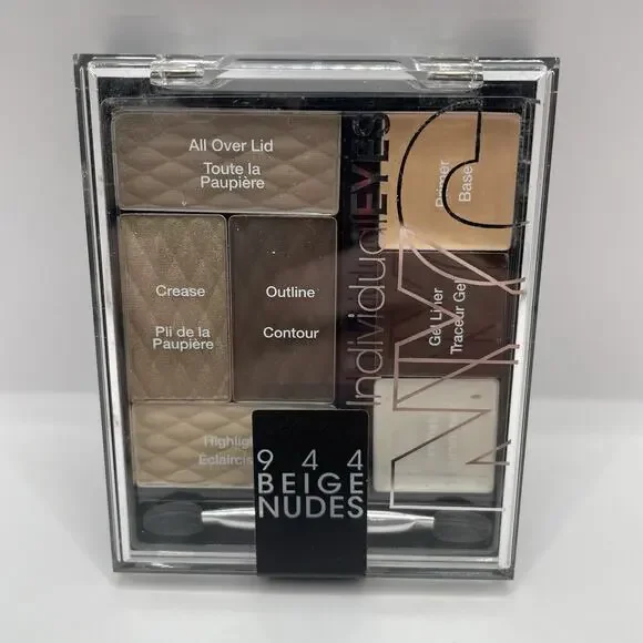 NYC New York Color IndividualEyes Eyeshadow Palette 944 Beige Nudes Makeup New
