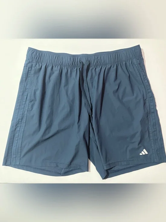 Adidas Men's Swim Trunks in Slate/Navy Blue