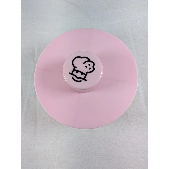 Crumbl Cookie Cutter - Pink Original Discontinued Logo 4-Way Slicer