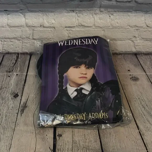 Wednesday Adams Girl's Costume Wig