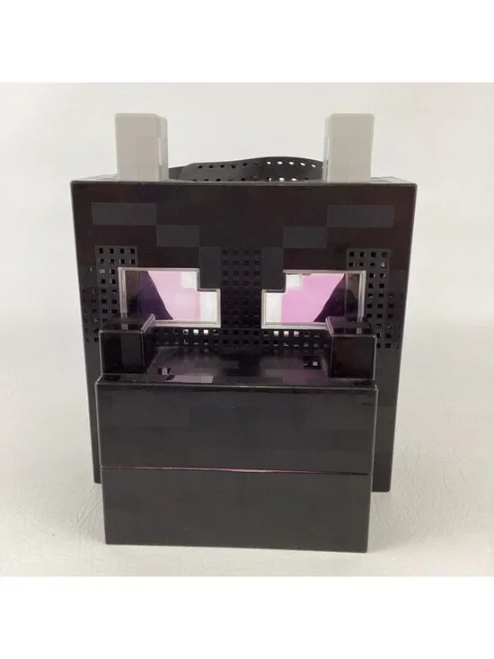 Minecraft Ender Dragon Mob Head Interactive Head Mask Halloween Light Up TESTED