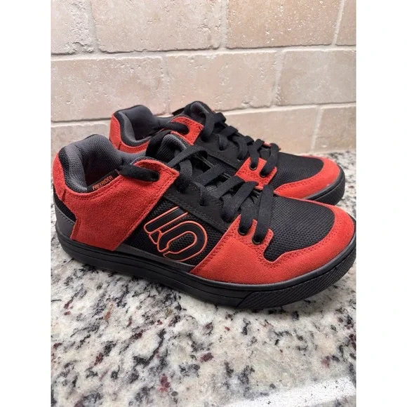 Adidas Five Ten Freerider MTB Mountain Bike Men's Shoes Size 10 Black Red EF6950