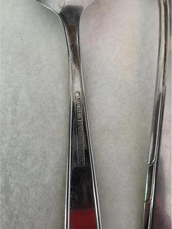 Imperial Lady Duff Stainless Teaspoons Set of 4 USA IMILAD Discontinued Flatware