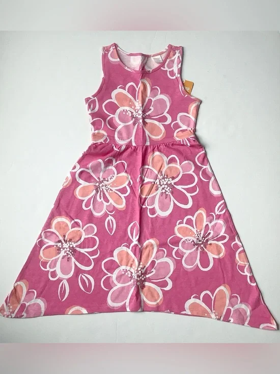 Gymboree Pink Floral Tank Dress