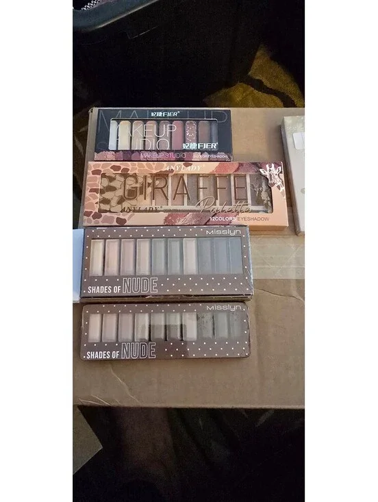 New Assorted Eyeshadow Palettes - Nude Shades, Giraffe Palette, Makeup Studio
