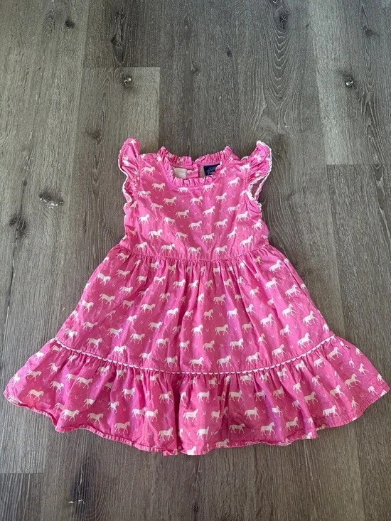 Tuk Tuk Designs horse print dress, size 5-6