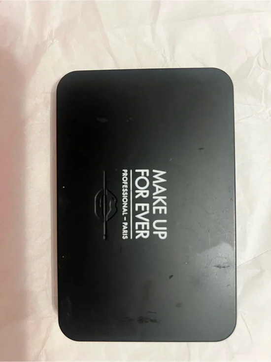 Makeup Forever Matte Black Compact Palette with White Logo