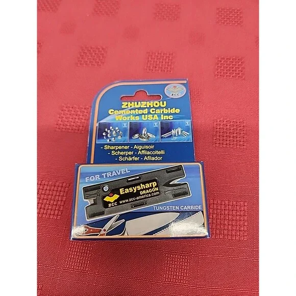 Easysharp Dragon Portable Knife/Scissors Sharpener Cemented Carbide