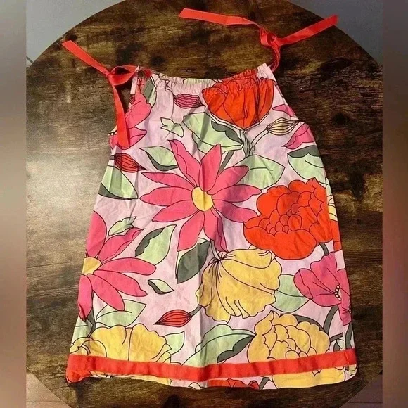 hanna Anderson | little girls trapeze style dress. Size: 110/5