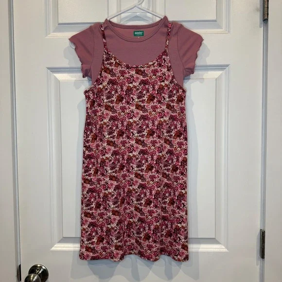 365 Kids‎ Girls Floral Dress with Top Outfit Size 8 - Cute Casual