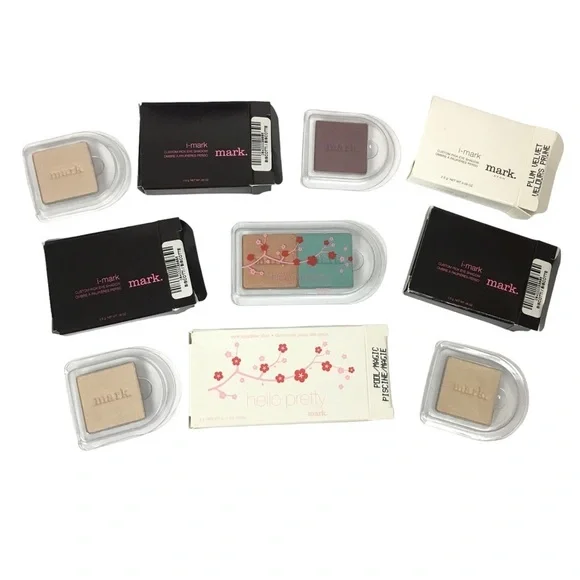 mark. Lot of 6 i-mark Custom Pick Eye Shadows Plum Velvet Biscotti Pool Magic