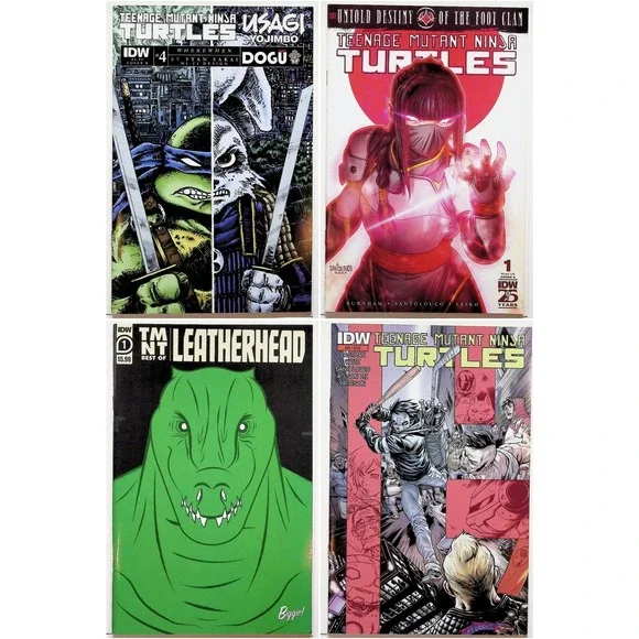 Teenage Mutant Ninja‎ Turtles IDW Lot (4 Books) 39, 80, 118, 127 NM- TMNT