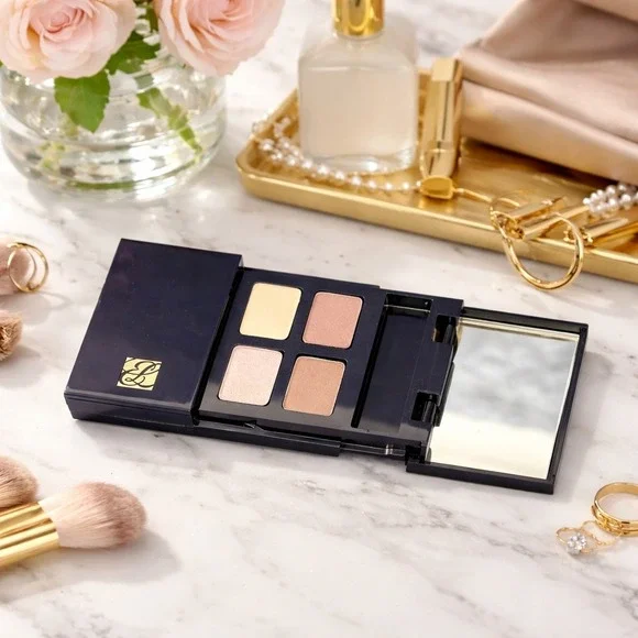 Estee Lauder Signature Eyeshadow‎ Quad 04 Berry Quartz Compact Discontinued