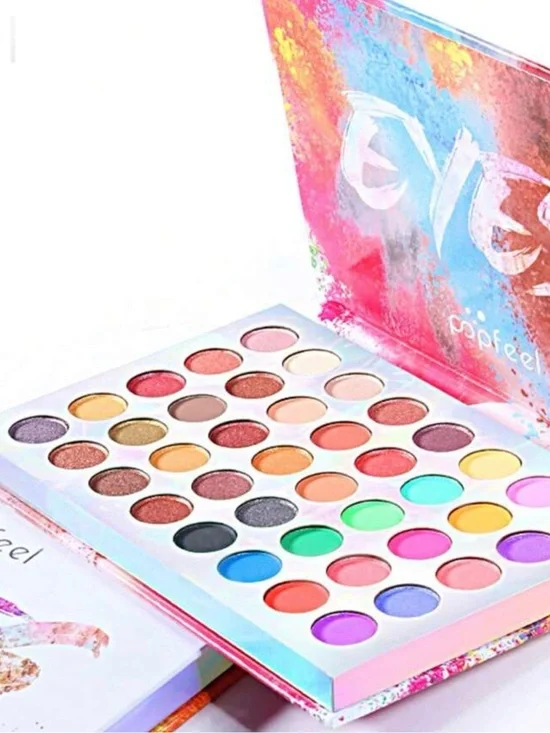 Colorful Eyeshadow Palette - Multi-Color Makeup Set